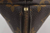 Auth Louis Vuitton Monogram Trousse Demi Ronde 23 Pouch M47520 Junk 9038J
