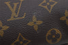 Auth Louis Vuitton Monogram Trousse Demi Ronde 23 Pouch M47520 Junk 9038J