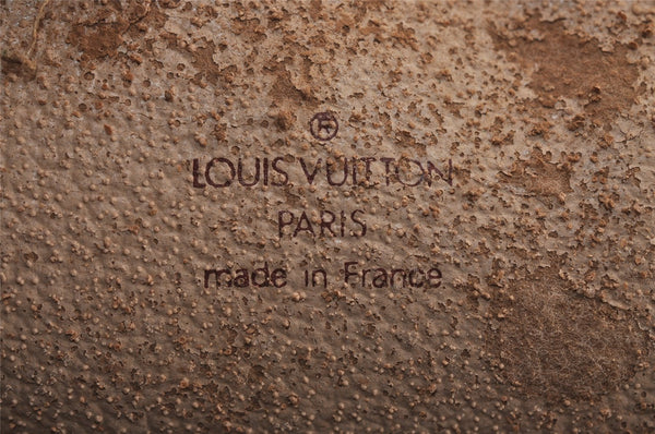 Auth Louis Vuitton Monogram Trousse Demi Ronde 23 Pouch M47520 Junk 9038J