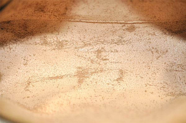 Auth Louis Vuitton Monogram Trousse Demi Ronde 23 Pouch M47520 Junk 9038J