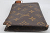 Authentic Louis Vuitton Monogram Pouch For Bucket PM LV Junk 9039I