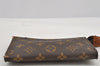 Authentic Louis Vuitton Monogram Pouch For Bucket PM LV Junk 9039I