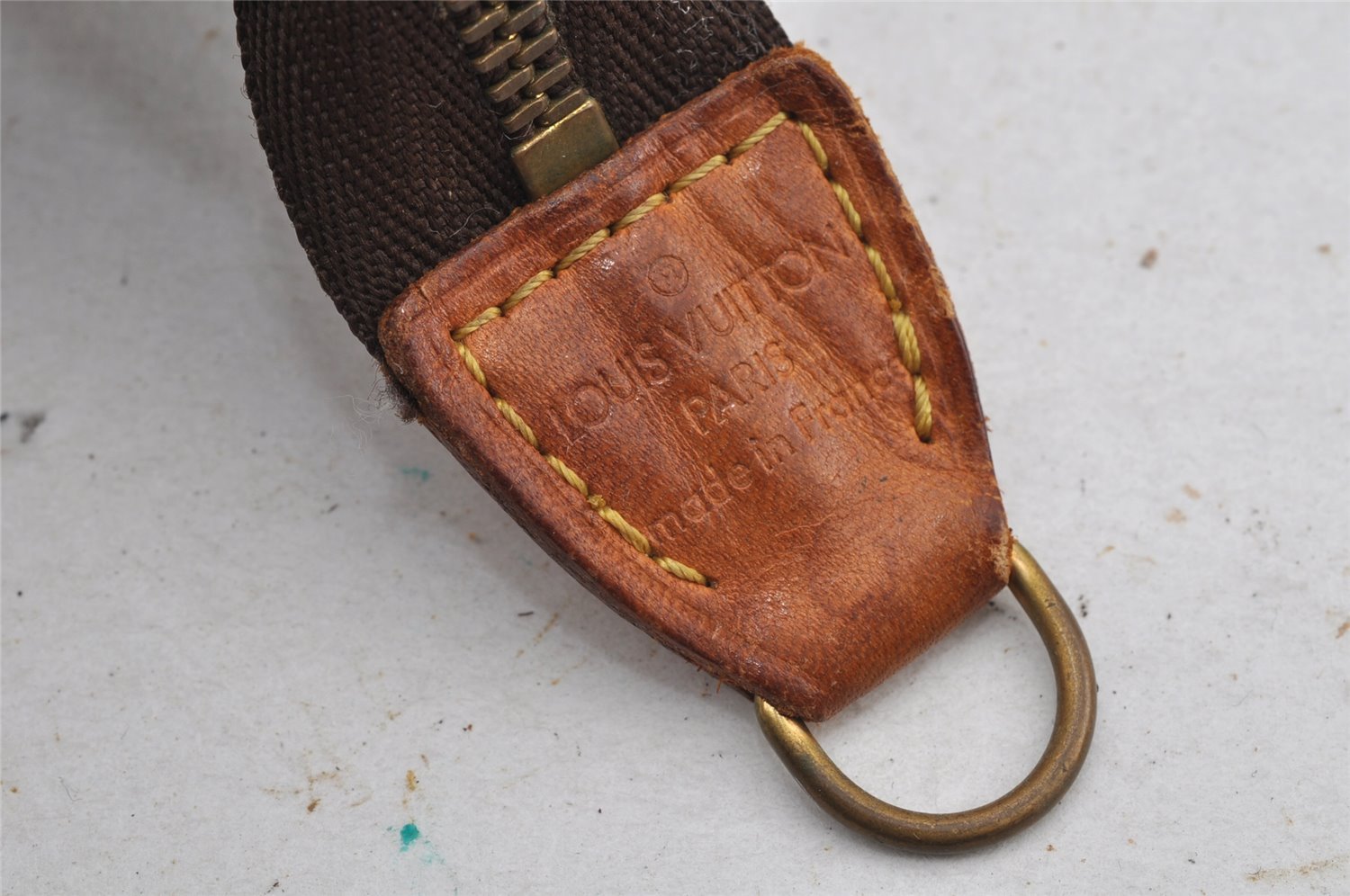 Authentic Louis Vuitton Monogram Pouch For Bucket PM LV Junk 9039I