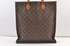 Authentic Louis Vuitton Monogram Sac Plat Hand Tote Bag Old Model LV Junk 9039J