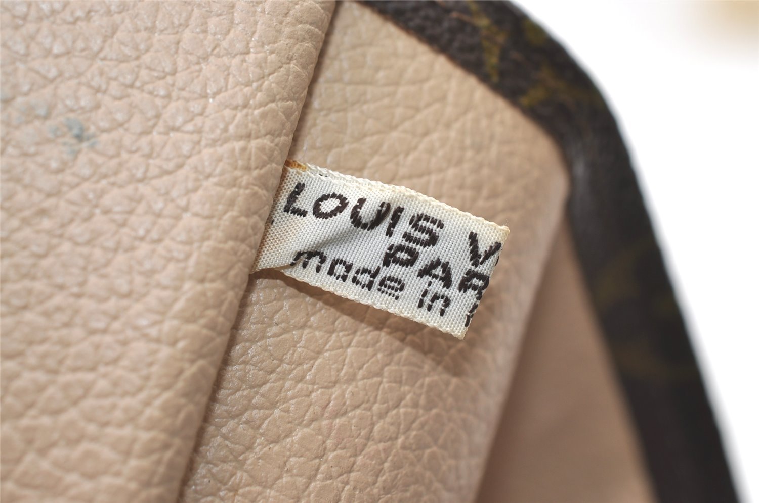 Authentic Louis Vuitton Monogram Sac Plat Hand Tote Bag Old Model LV Junk 9039J