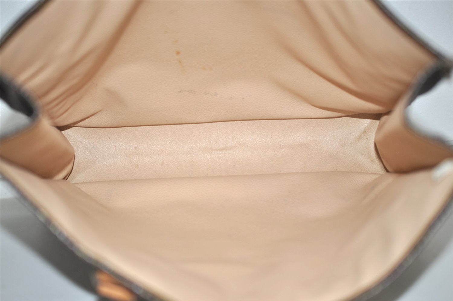 Authentic Louis Vuitton Monogram Sac Plat Hand Tote Bag Old Model LV Junk 9039J