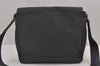 Authentic Louis Vuitton Taiga Roman PM Shoulder Cross Bag Black M32852 LV 9041J