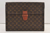 Authentic Louis Vuitton Monogram Poche Ministre Document Case M53445 LV 9042J
