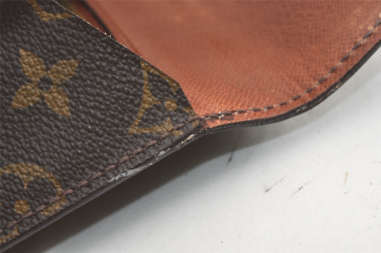 Authentic Louis Vuitton Monogram Poche Ministre Document Case M53445 LV 9042J