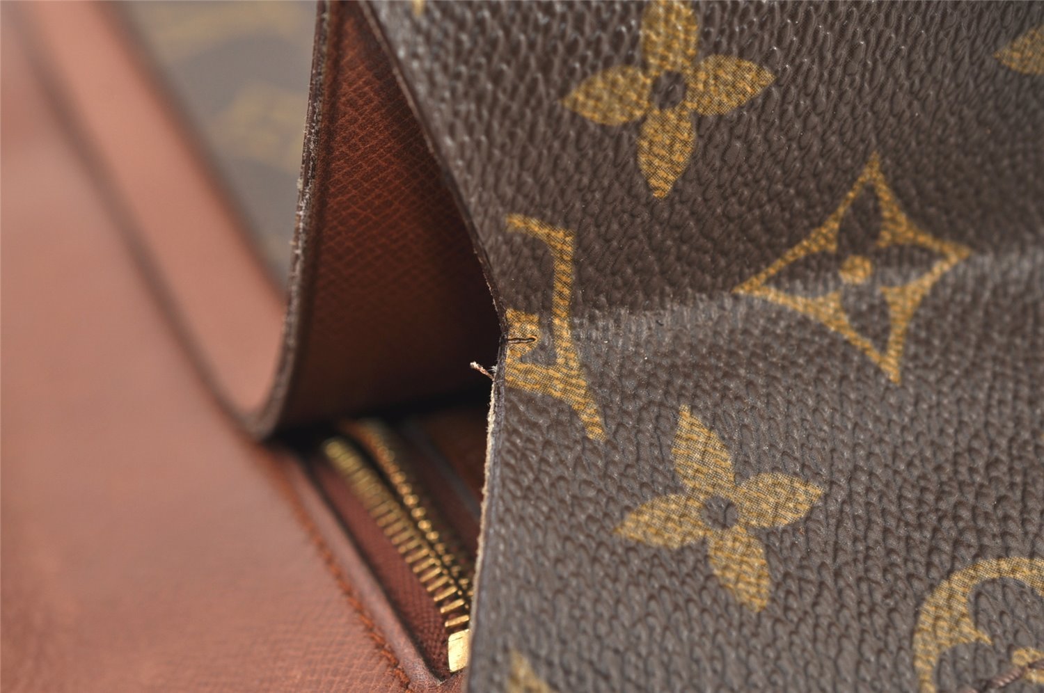 Authentic Louis Vuitton Monogram Poche Ministre Document Case M53445 LV 9042J