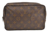 Auth Louis Vuitton Monogram Trousse Toilette 23 Clutch Hand Bag Old Model 9043J