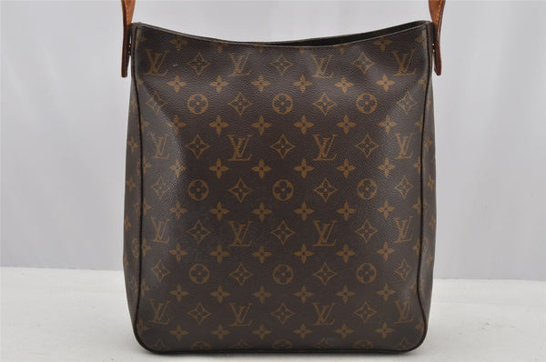 Authentic Louis Vuitton Monogram Looping GM Shoulder Bag M51145 LV Junk 9044I