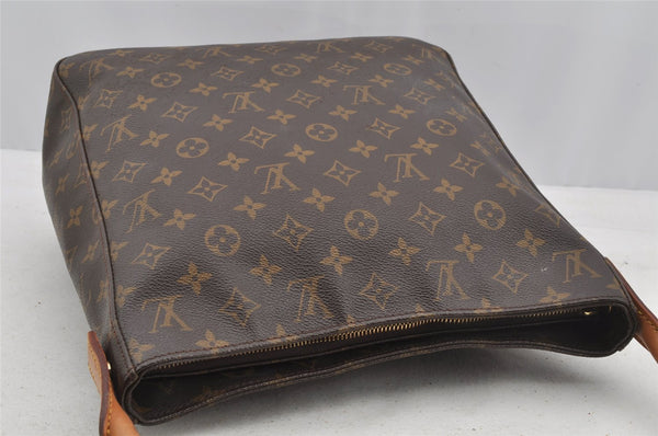 Authentic Louis Vuitton Monogram Looping GM Shoulder Bag M51145 LV Junk 9044I