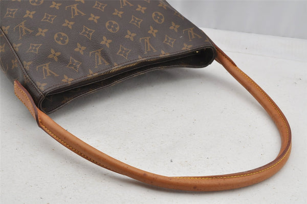 Authentic Louis Vuitton Monogram Looping GM Shoulder Bag M51145 LV Junk 9044I
