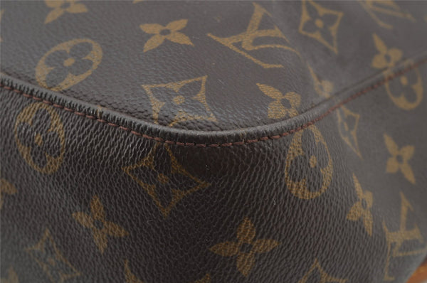 Authentic Louis Vuitton Monogram Looping GM Shoulder Bag M51145 LV Junk 9044I