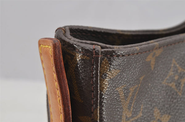 Authentic Louis Vuitton Monogram Looping GM Shoulder Bag M51145 LV Junk 9044I