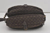 Auth Louis Vuitton Monogram Mini Lin Saumur 30 Shoulder Bag M95227 Brown 9045I