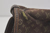 Auth Louis Vuitton Monogram Mini Lin Saumur 30 Shoulder Bag M95227 Brown 9045I