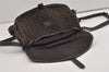 Auth Louis Vuitton Monogram Mini Lin Saumur 30 Shoulder Bag M95227 Brown 9045I