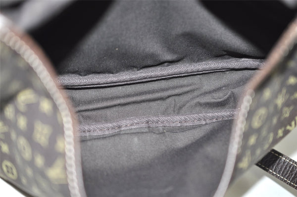 Auth Louis Vuitton Monogram Mini Lin Saumur 30 Shoulder Bag M95227 Brown 9045I