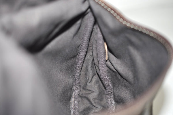 Auth Louis Vuitton Monogram Mini Lin Saumur 30 Shoulder Bag M95227 Brown 9045I