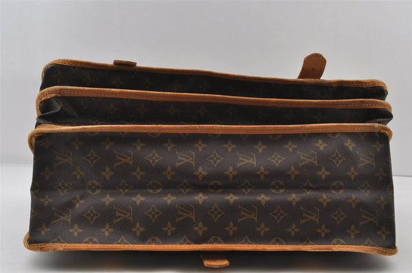 Authentic Louis Vuitton Monogram Sac Chasse 2Way Travel Hand Bag Old Model 9046I