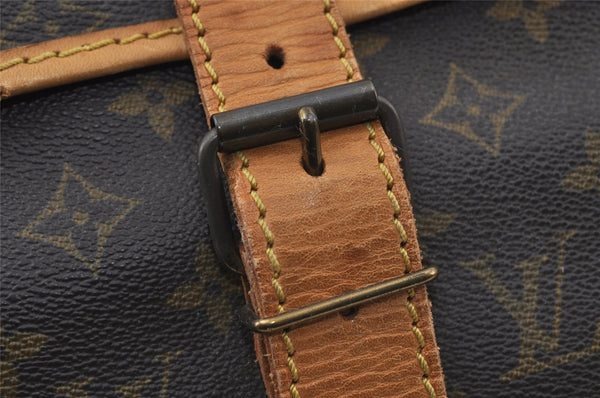 Authentic Louis Vuitton Monogram Sac Chasse 2Way Travel Hand Bag Old Model 9046I