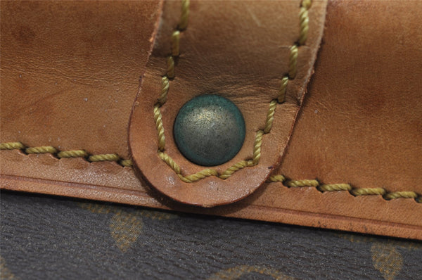 Authentic Louis Vuitton Monogram Sac Chasse 2Way Travel Hand Bag Old Model 9046I