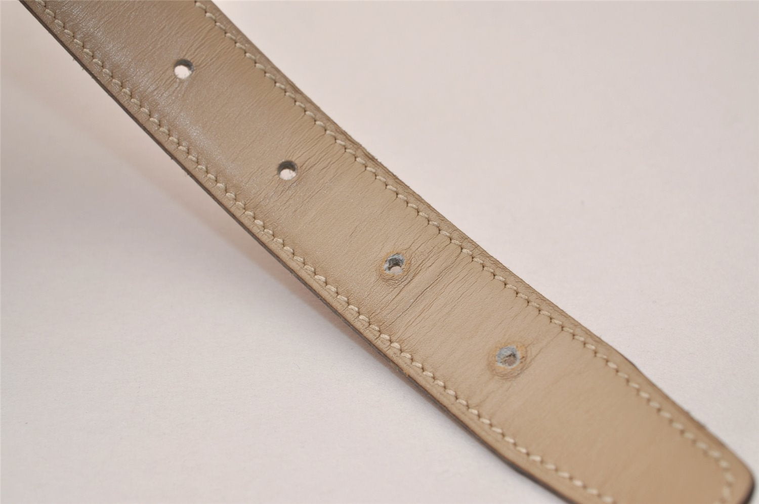 Authentic HERMES Mini Constance Leather Belt 70cm 27.6