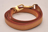 Authentic Louis Vuitton Leather Shoulder Strap Beige 46.9" LV 9048I
