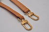Authentic Louis Vuitton Leather Shoulder Strap Beige 46.9" LV 9048I