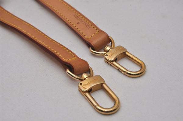 Authentic Louis Vuitton Leather Shoulder Strap Beige 46.9" LV 9048I