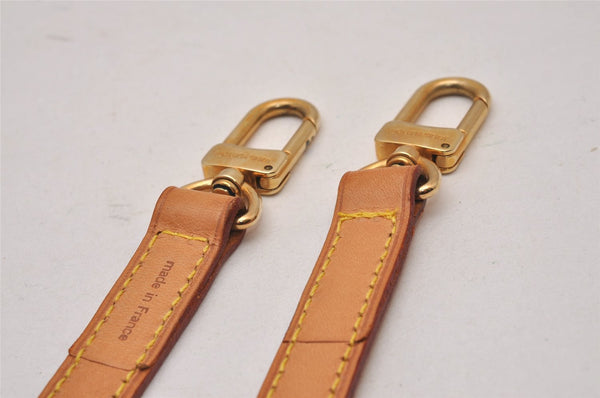 Authentic Louis Vuitton Leather Shoulder Strap Beige 46.9" LV 9048I