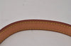 Authentic Louis Vuitton Leather Shoulder Strap Beige 46.9" LV 9048I