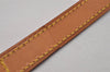 Authentic Louis Vuitton Leather Shoulder Strap Beige 46.9" LV 9048I