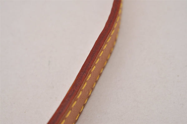 Authentic Louis Vuitton Leather Shoulder Strap Beige 46.9" LV 9048I