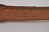Authentic Louis Vuitton Leather Shoulder Strap Beige 46.9" LV 9048I
