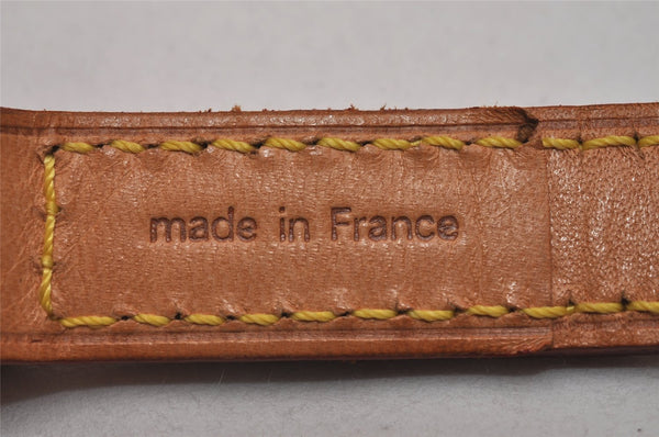 Authentic Louis Vuitton Leather Shoulder Strap Beige 46.9" LV 9048I