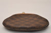 Authentic CELINE Vintage Macadam Blason PVC Leather Coin Purse Pouch Brown 9048J