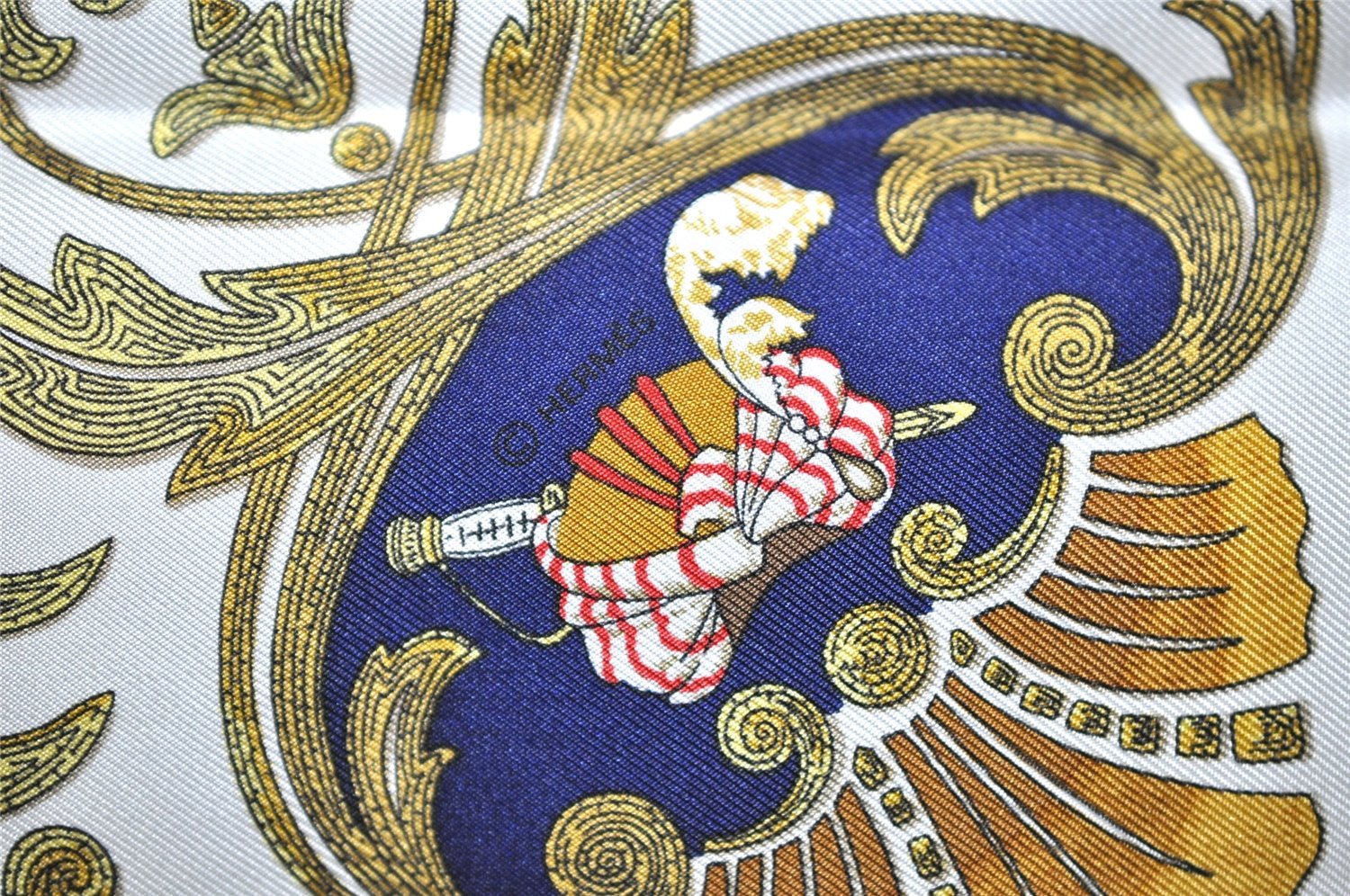 Authentic HERMES Petit Carre 40 Scarf Handkerchief 