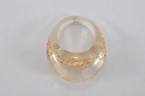 Authentic Louis Vuitton Bague Uncle John Ring Clear Gold Size M M65863 LV 9051J