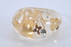 Authentic Louis Vuitton Bague Uncle John Ring Clear Gold Size M M65863 LV 9051J