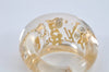 Authentic Louis Vuitton Bague Uncle John Ring Clear Gold Size M M65863 LV 9051J