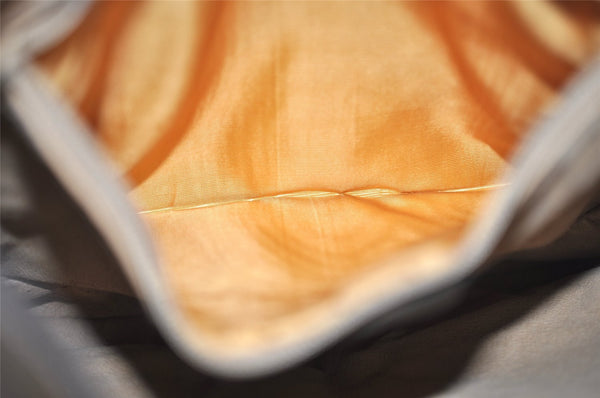 Authentic GUCCI Shoulder Cross Body Bag Purse GG PVC Leather Brown 9052I