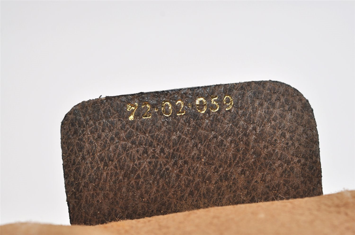 Authentic GUCCI Shoulder Cross Body Bag Purse GG PVC Leather Brown 9052I