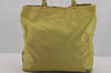 Authentic PRADA Nylon Tessuto Leather Shoulder Hand Bag Light Green Junk 9053I