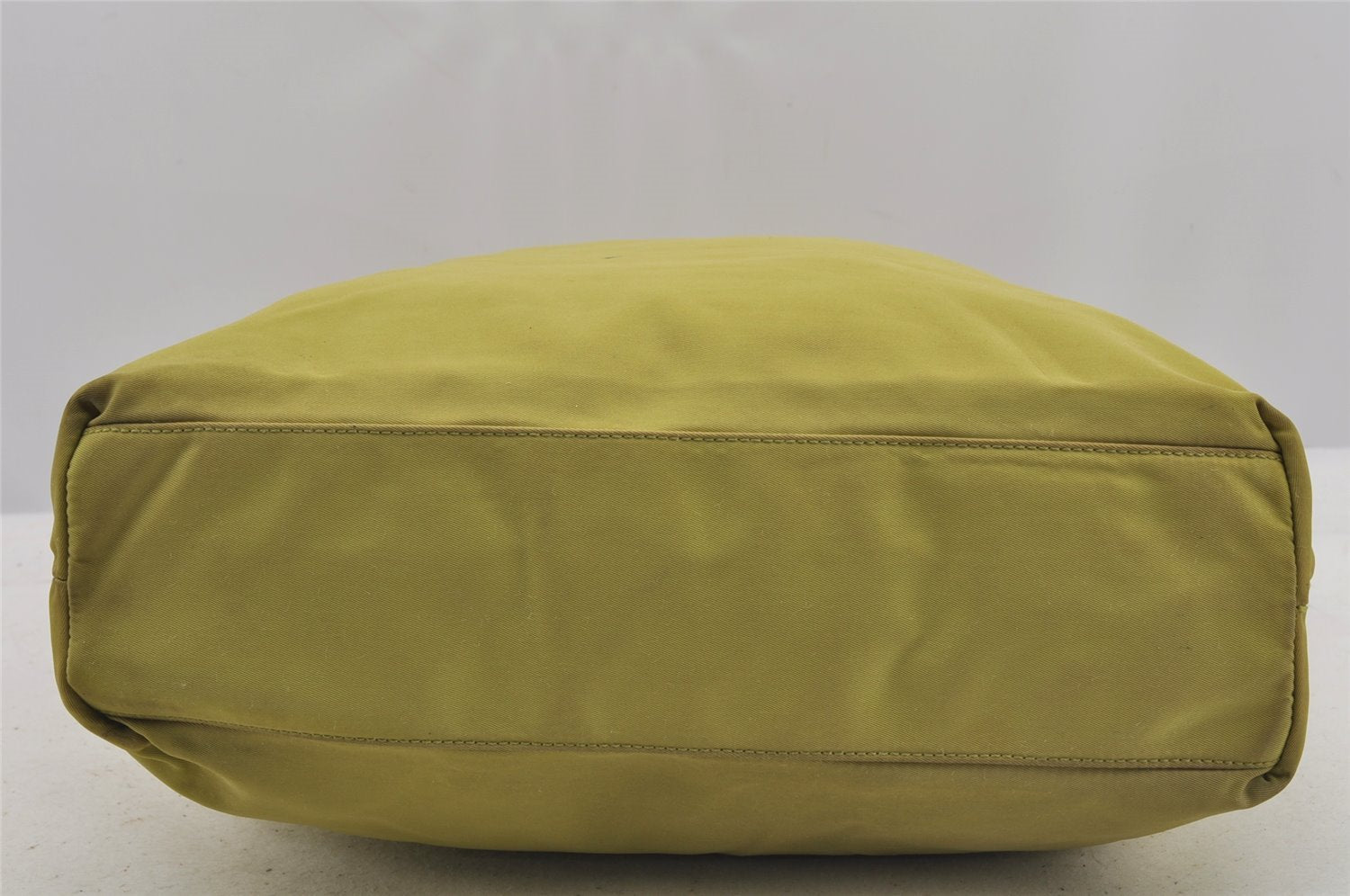 Authentic PRADA Nylon Tessuto Leather Shoulder Hand Bag Light Green Junk 9053I