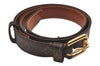 Auth Louis Vuitton Monogram Belt For Ceinture Pochette 85cm 33.4" M6948 LV 9054I