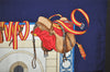 Authentic HERMES Carre 90 Scarf "Real Escuela Andaluza del Arte" Silk Navy 9055I