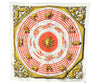 Authentic HERMES Carre 90 Scarf "DIES ET HORE" Silk White 9056J